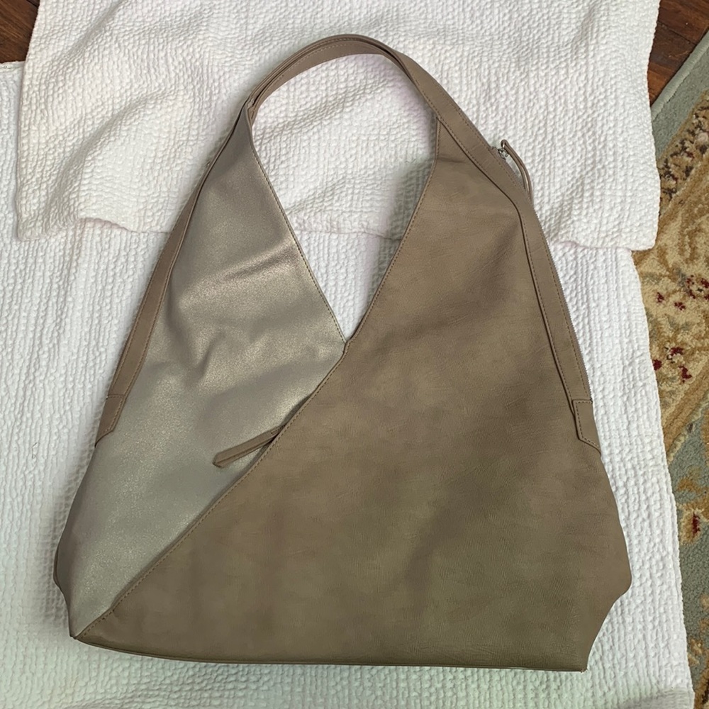 Stella & Dot Crisscross Hobo Bag - Dusty Sand